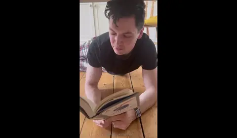 Bro Jerks Off Under Table While Being Watched
