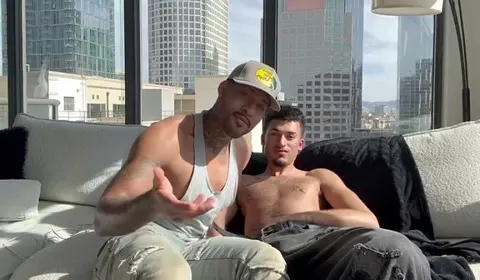 Guy Gives Blowjob in Intimate Scene