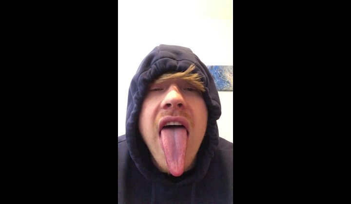 Fetish King Dominates with Tongue Action