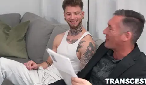 Family Threesome with Daddy and Twinks