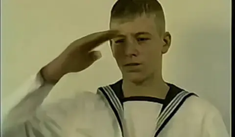 Military Style Discipline with Uniformed Men