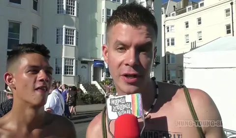 Young Twink Gets Pulled in Brighton Street