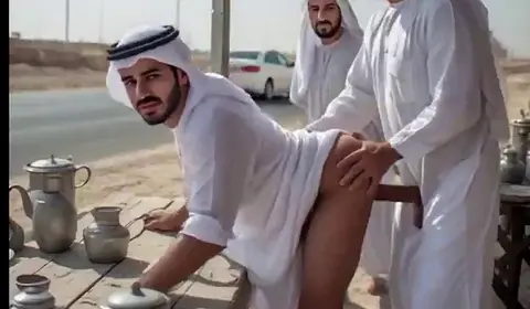 Arab Men Engage in Passionate Gay Sex