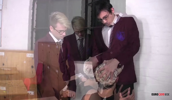 Kamyk Walker and Lucas Davidson Spit Roast Evan Zero