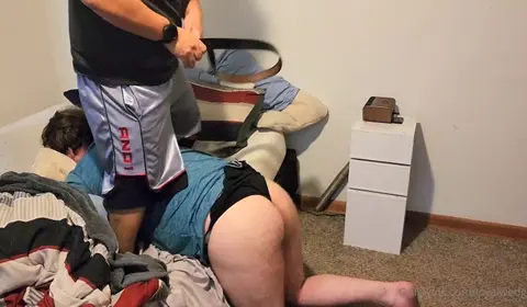 Twink Gets Wedgie, Spanked and Kicked