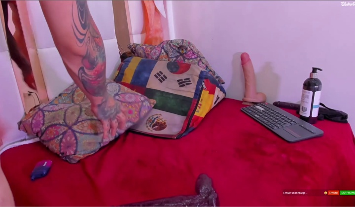 Latino Guy Plays with Dildo
