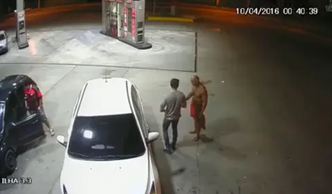 Black Beggar Gets Oral from Cute Guy