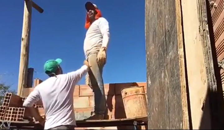Construction Worker Gets Blowjob