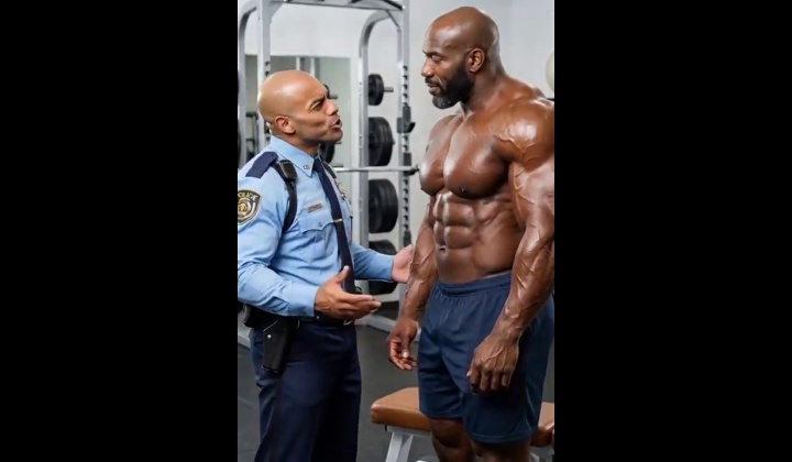 Black Muscle Stud Gets Intense Blowjob