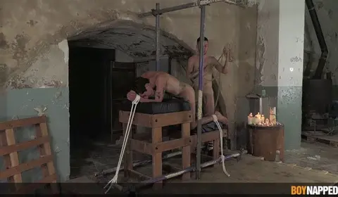 Xavier Sibley, Luca Zavat in Wax Torment and Bareback
