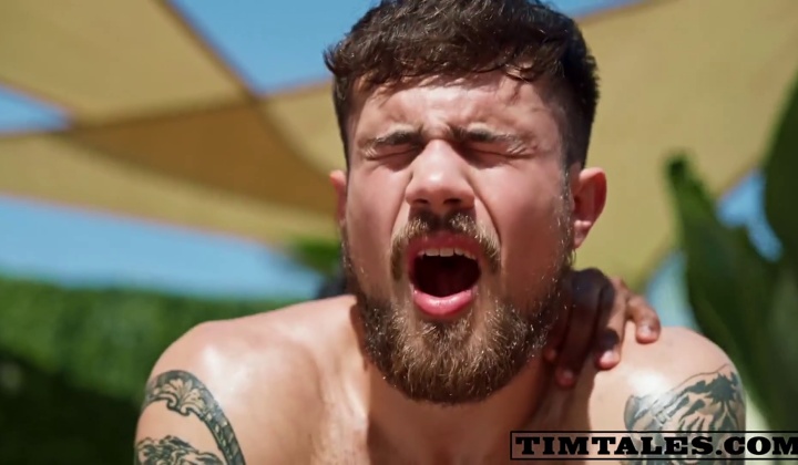 Bearded Bottom Gets Fucked by Big Black Cock