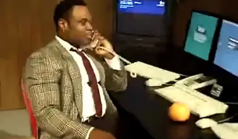 Black Stripper Gives Lap Dance
