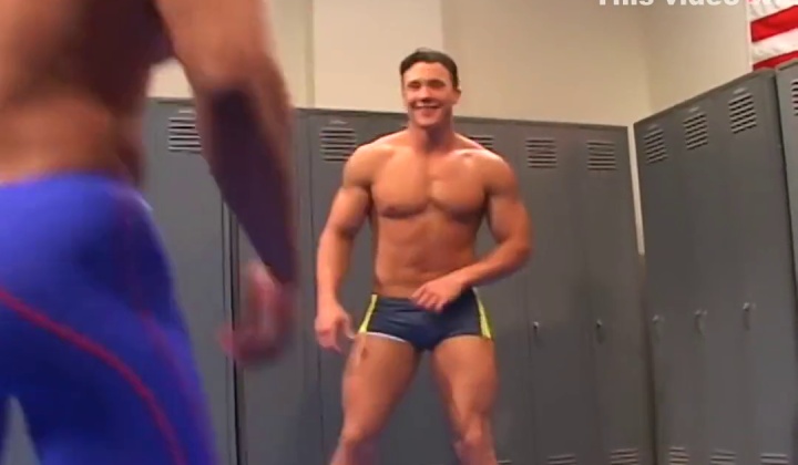 Gay Wrestlers Engage in Erotic Grappling
