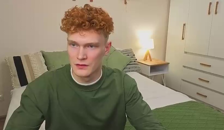 Cute Boy Performs Live Cam Show