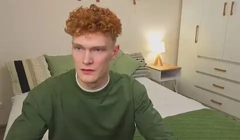 Cute Boy Performs Live Cam Show