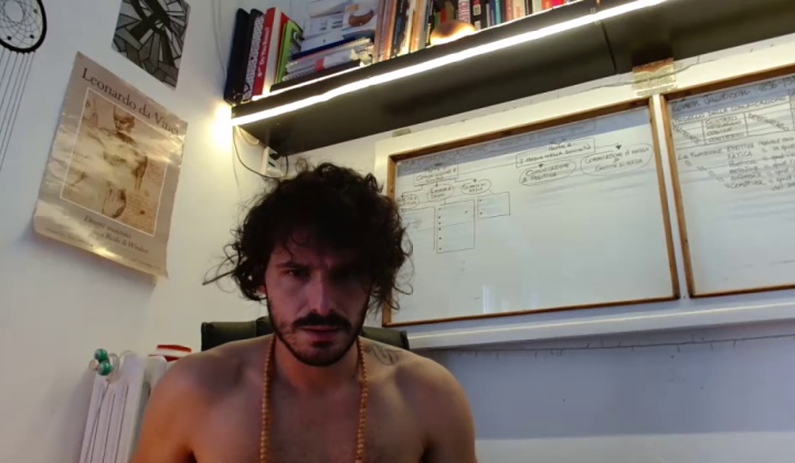 Italian Hunk Jerks Off to Cum