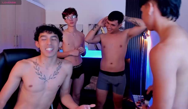 Gay Men Engage in Intense Bareback Sex