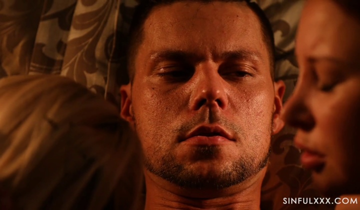 ennio guardi recives dual handjob and shoots his load everywhere  ?