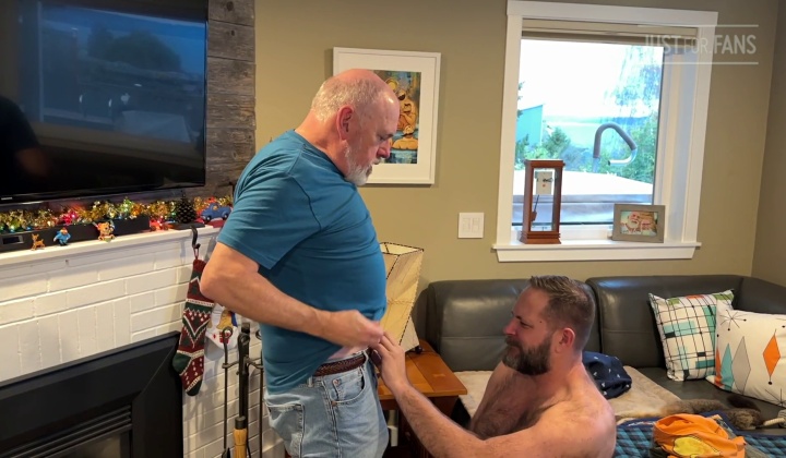 Gay Men Engage in Passionate Oral Sex