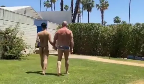 Mature Asian Twink Receives Deepthroat from Older Man