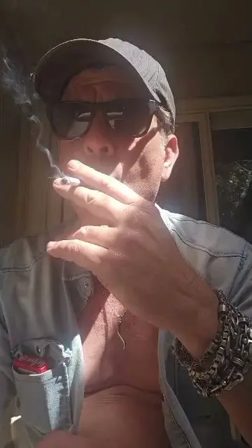 Hairy Bear Daddy Smokes Marlboro Before Hardcore