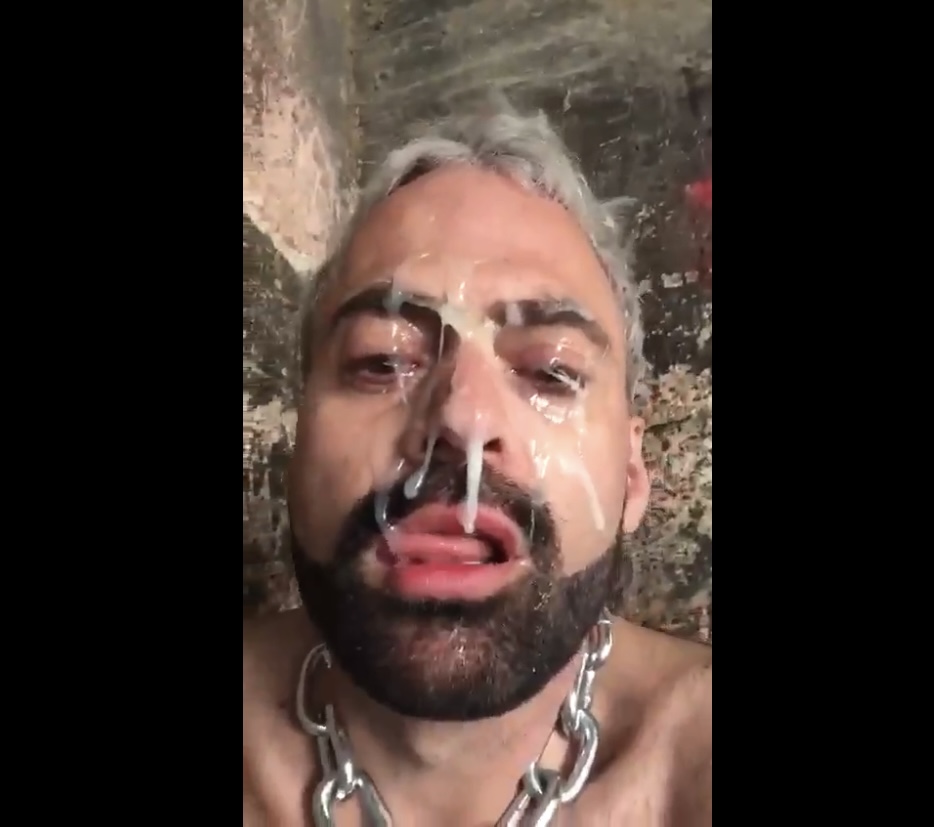 Gay Facial Cum Feast with Multiple Loads
