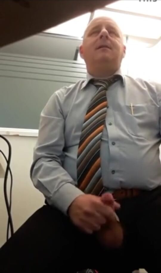 Bald Grandpa Ejaculates Alone