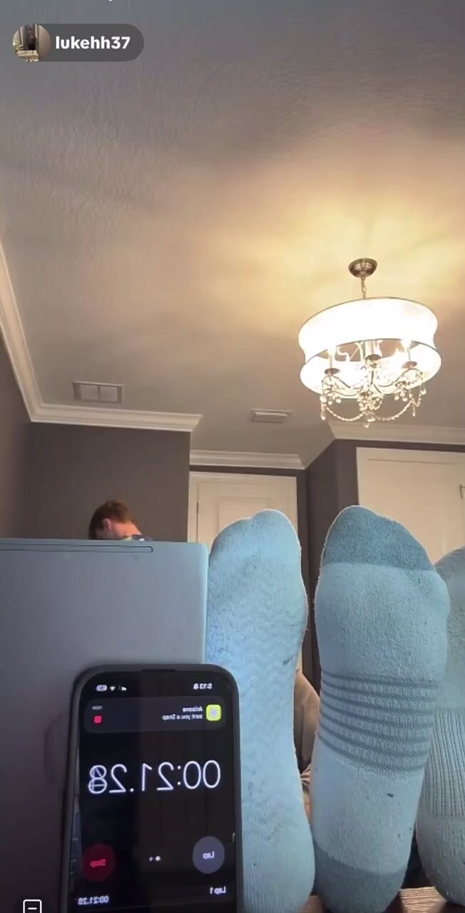 Frat Guys Show Off Socked Feet