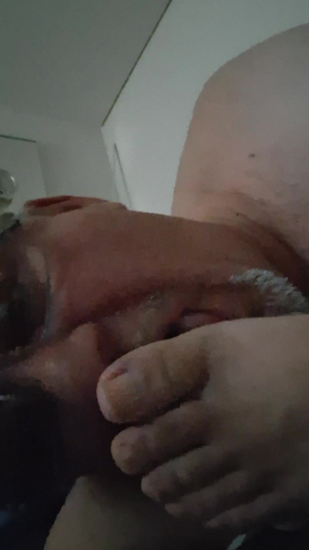 Master's Tired Feet Worshipped