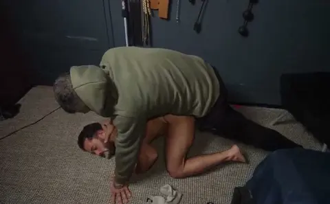 Leather Daddy Fucks Young Submissive