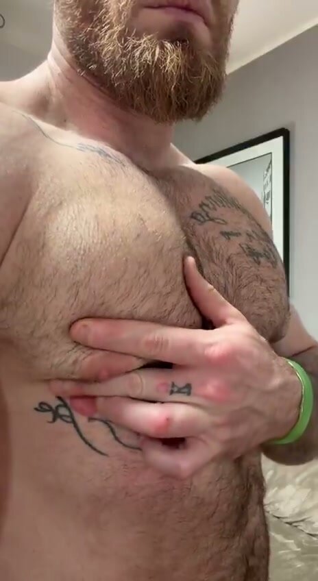 Hunky Guy Exposes Nipples for Tease