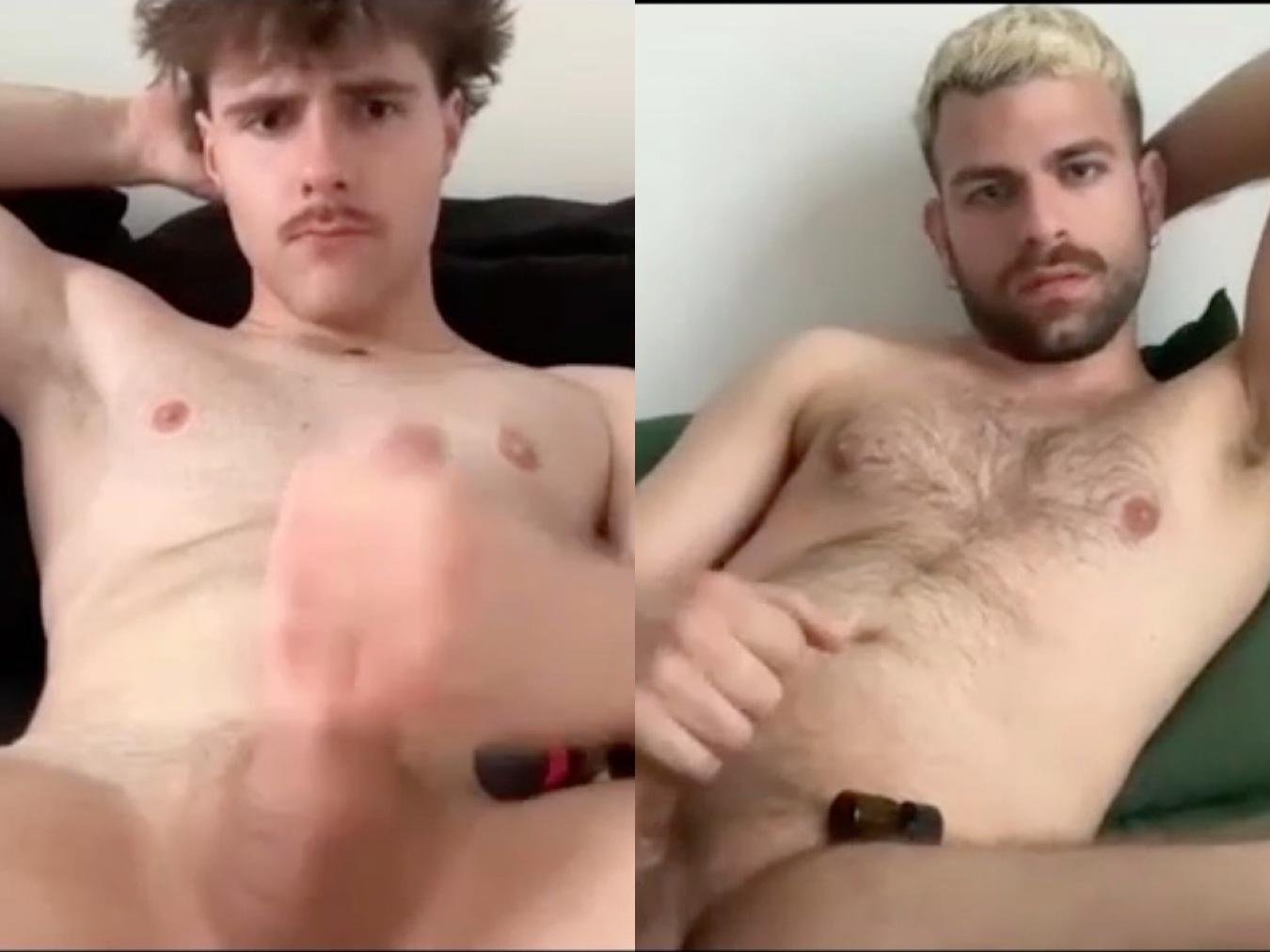 Gay Couple Exposes Themselves Outdoors