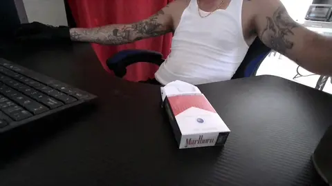 Relaxed Guys Smoking and Fucking