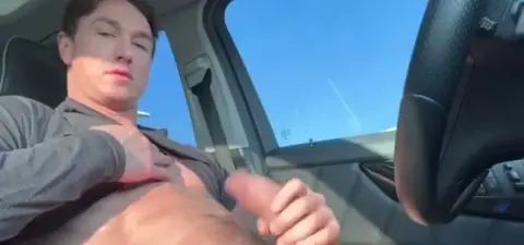 Solo Car Jerk Off Session