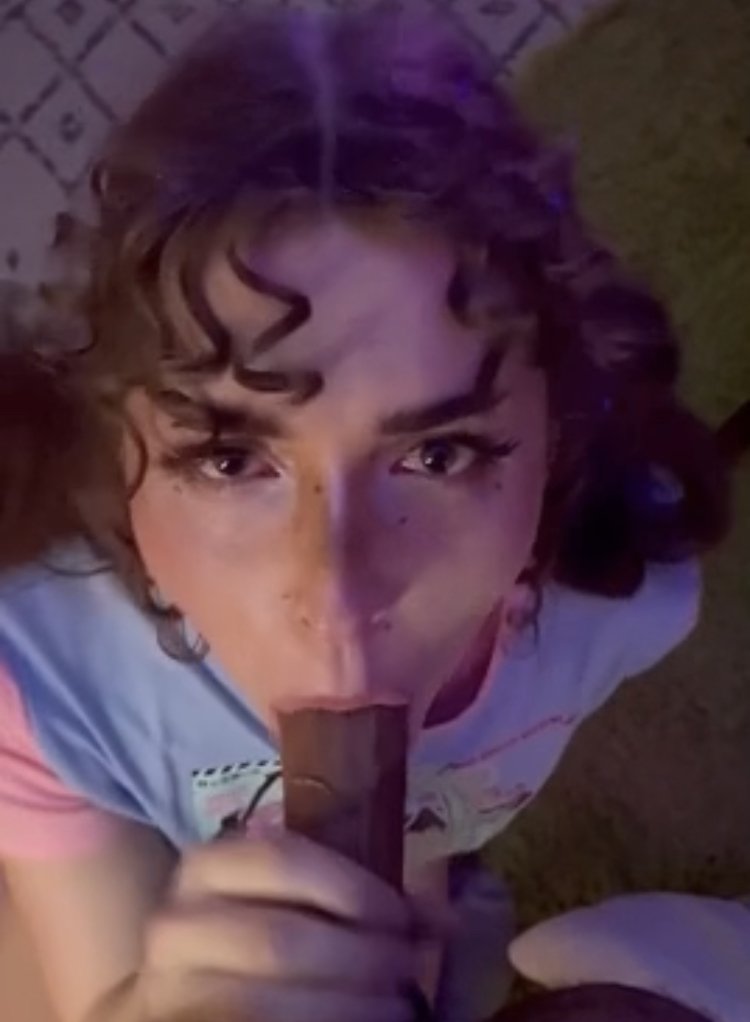 Femboy Gives Deepthroat Blowjob