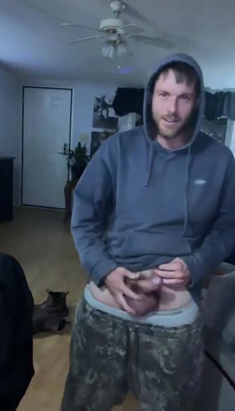 Hunky Guy Shows Off His Body