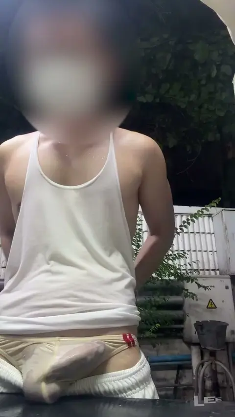 Guy in Wet Underwear Gets Exposed