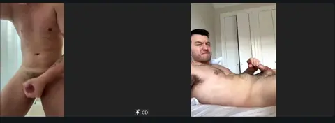 Muscle Guys Cum on Cam in Private Room