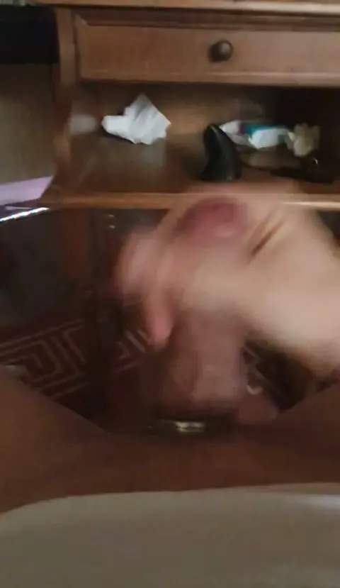 German Guy Gives Verbal Cumshot