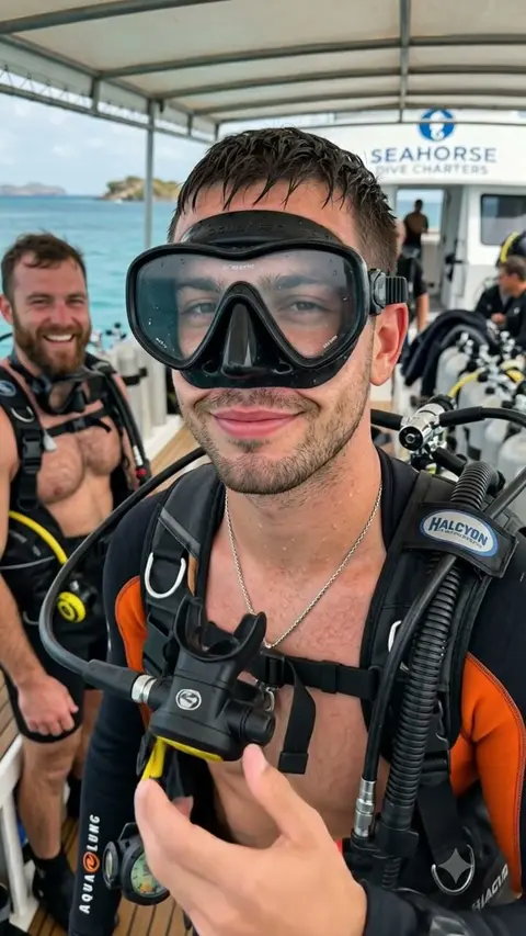 Divers Share Oral Sex Underwater