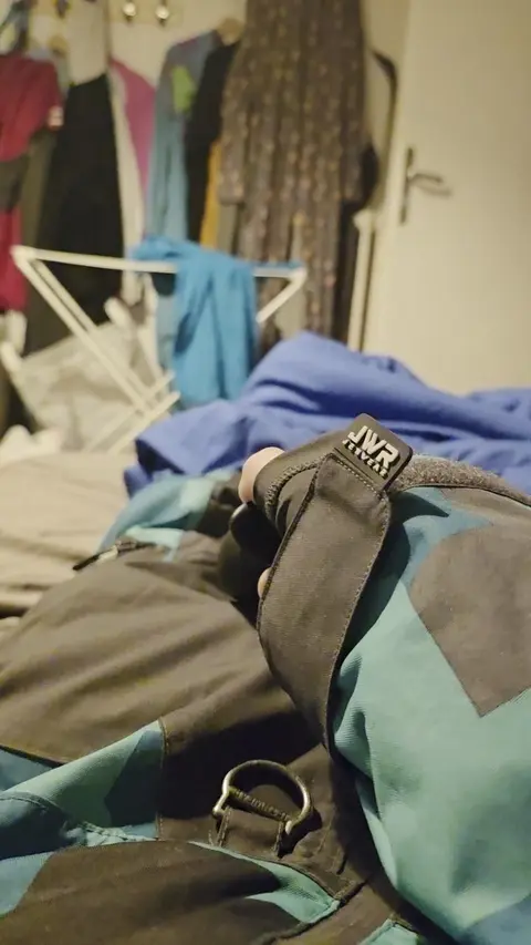 Guy Wears Snowsuit for Outdoor Gay Sex