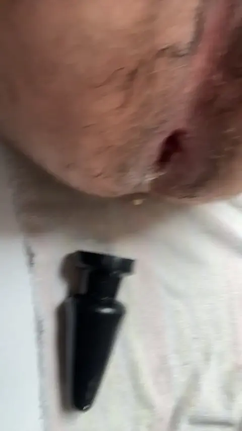Guy Removes Anal Plug for Hardcore Ass Play