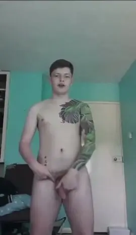 Chav Shows Off Big Dick