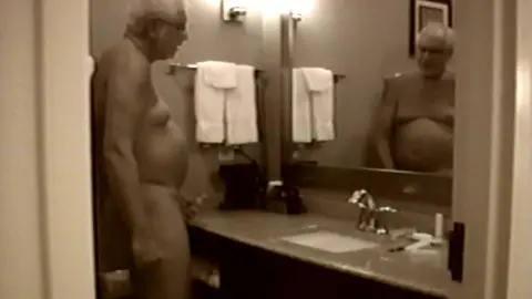 Solo Male Masturbates in Vintage Scene
