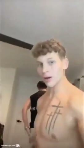Young Lads Engage in Casual Foreplay