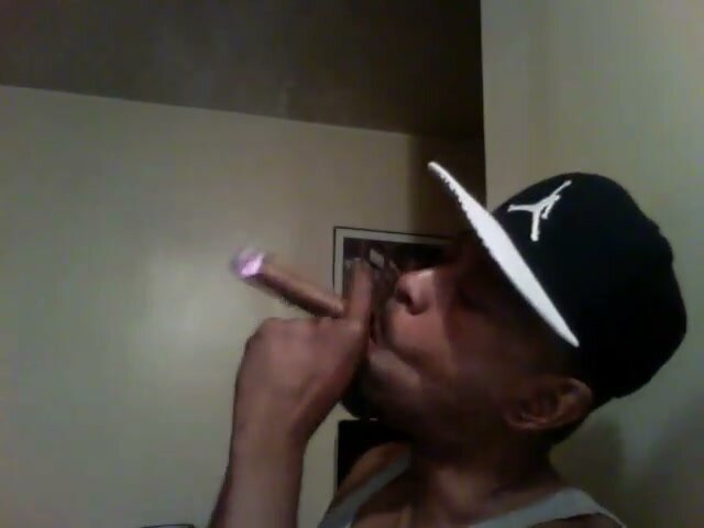 Hunky Smoker Enjoys Cigar Fetish