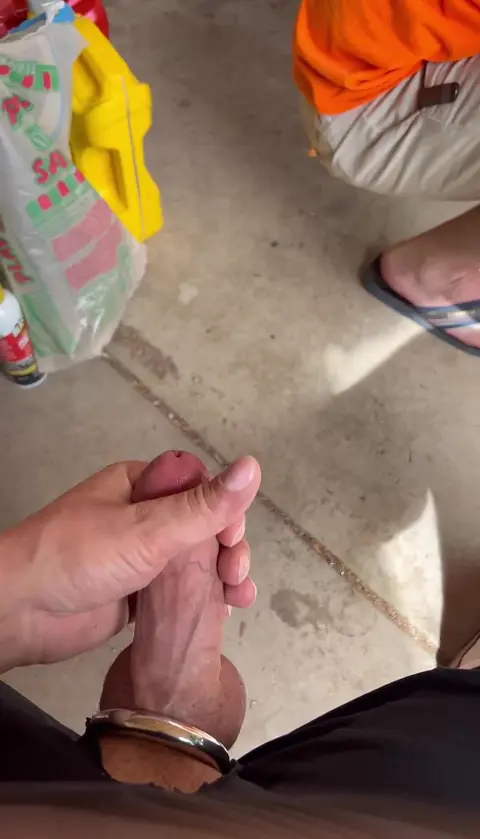 Coworker Watches as Guy Jerks Off to Orgasm