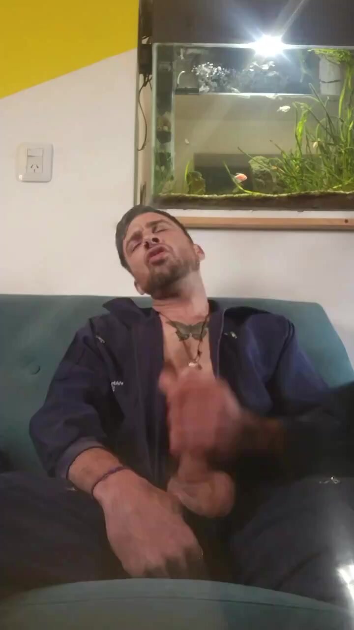 Solo Guy Masturbates in Private