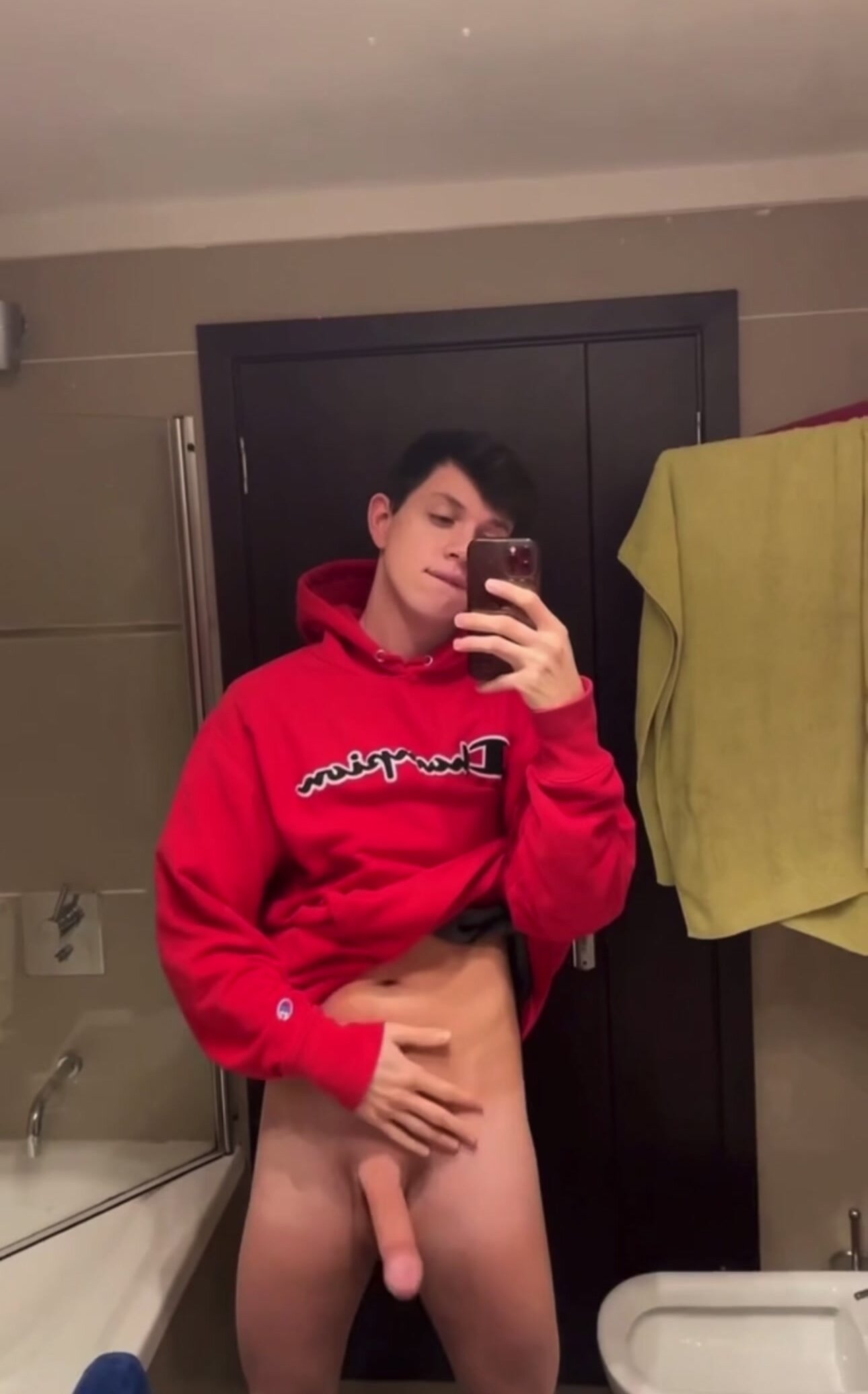 Canadian Hunk Exposes Massive Cock