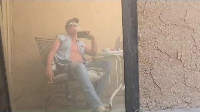Cowboy Gives Oral Sex Outdoors